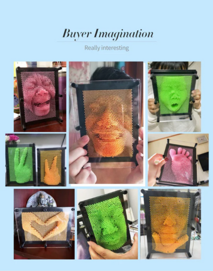 3D Clone Shape Pin Art