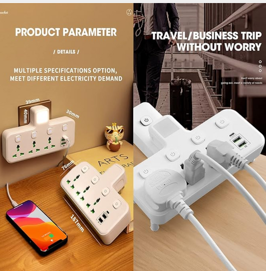 Multi functional wireless socket
