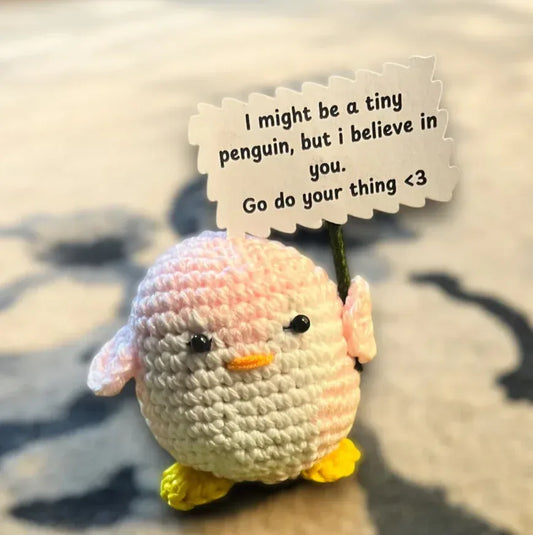 Crochet Positive Penguin - Eazzy Store