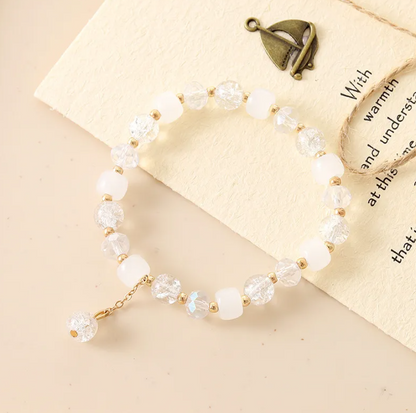 IG Style Sweet Butterfly Beaded Crystal Wholesale Bracelets