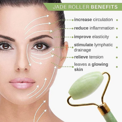 Face Roller Massager and Gua Sha Massage Tool Set