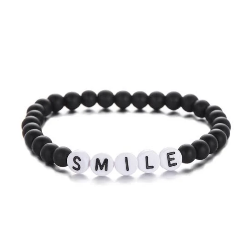 SMILE Bracelet with Stones