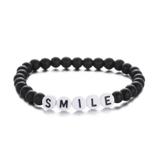 SMILE Bracelet with Stones