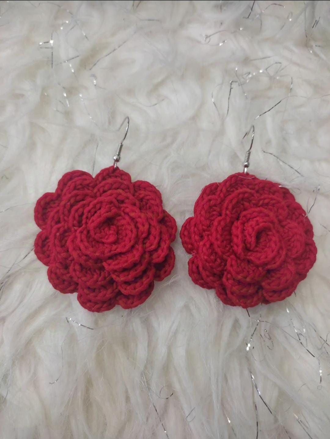 Handmade Crochet Earrings – Lightweight, Stylish & Trendy Jewelry