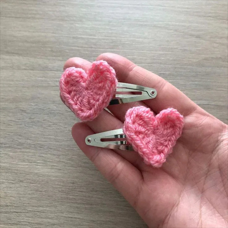 Handmade Crochet Hair Clips – Cute, Soft & Trendy Accessories - Eazzy Store