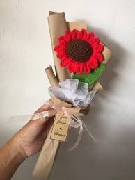 Crochet Sunflower Bouquet