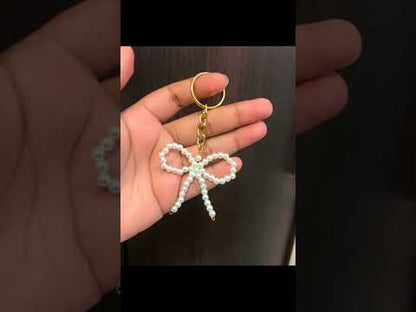Bow Pearl Keychain – Cute, Elegant & Stylish Accessory