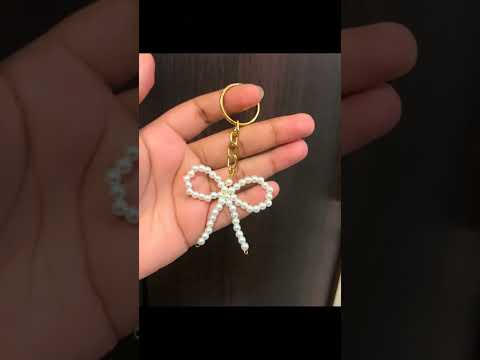 Bow Pearl Keychain – Cute, Elegant & Stylish Accessory