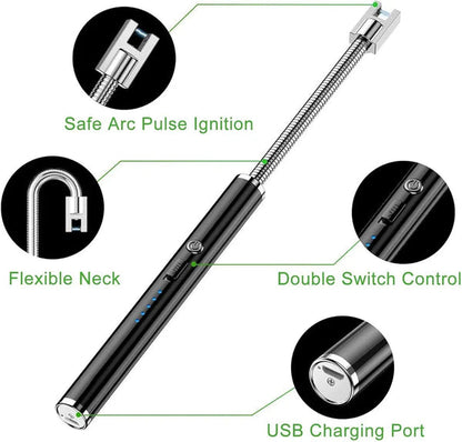 Electric Arc Lighter with 360°Flexiblity