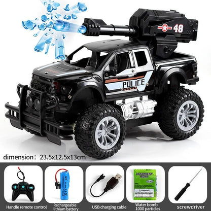 Rechargeable Remote Control Water Shooter Car For Kids