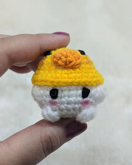 Handmade Crochet Mushroom Hat – Cute & Aesthetic Cottagecore Beanie for Women and Teens