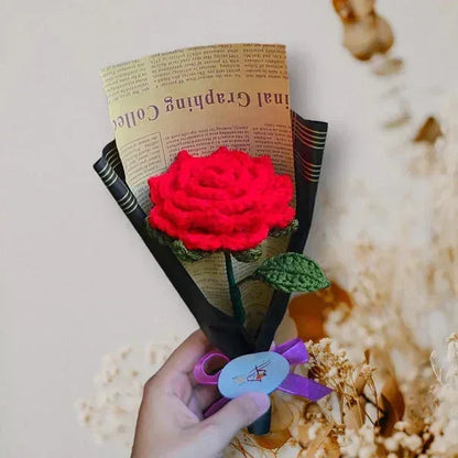 1Pcs Crochet Rose - Eazzy Store