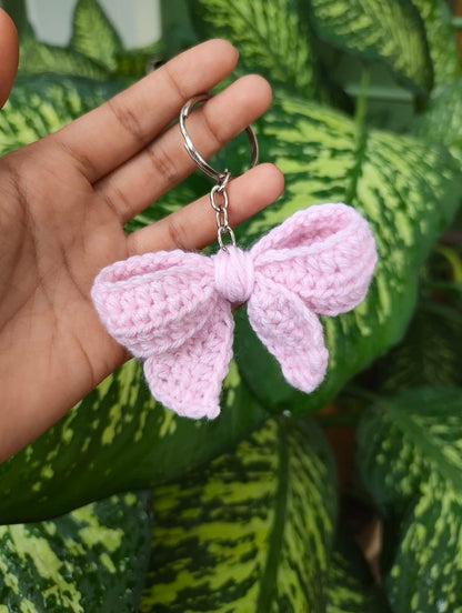 Handmade Crochet Strawberry Keychain – Cute & Colorful Key Holder and Bag Charm
