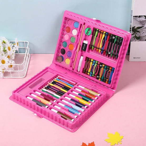 86 Pcs Kids Drawing Colours Art Set